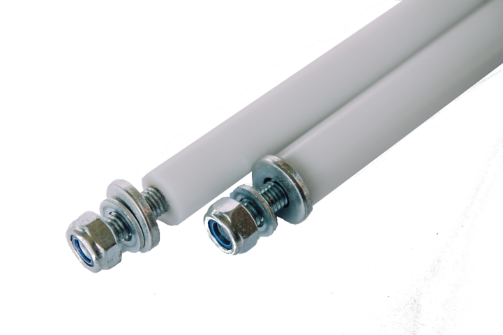 White Guide Poles
